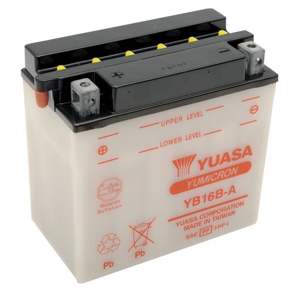 Battery Yuasa Yb16-B | Cross Roads Cycle Sales