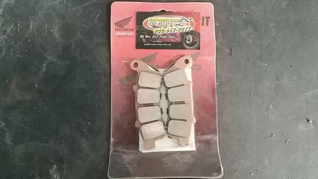 2002 2015 Honda GL1800 Gold Wing Front Brake Pads Cross Roads Cycle Sales