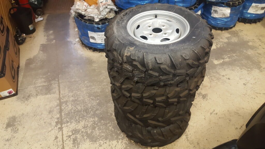Duro Atv Tires 25X10X12 And25X8X12 Plus 4×110 Rim Cross Roads Cycle Sales