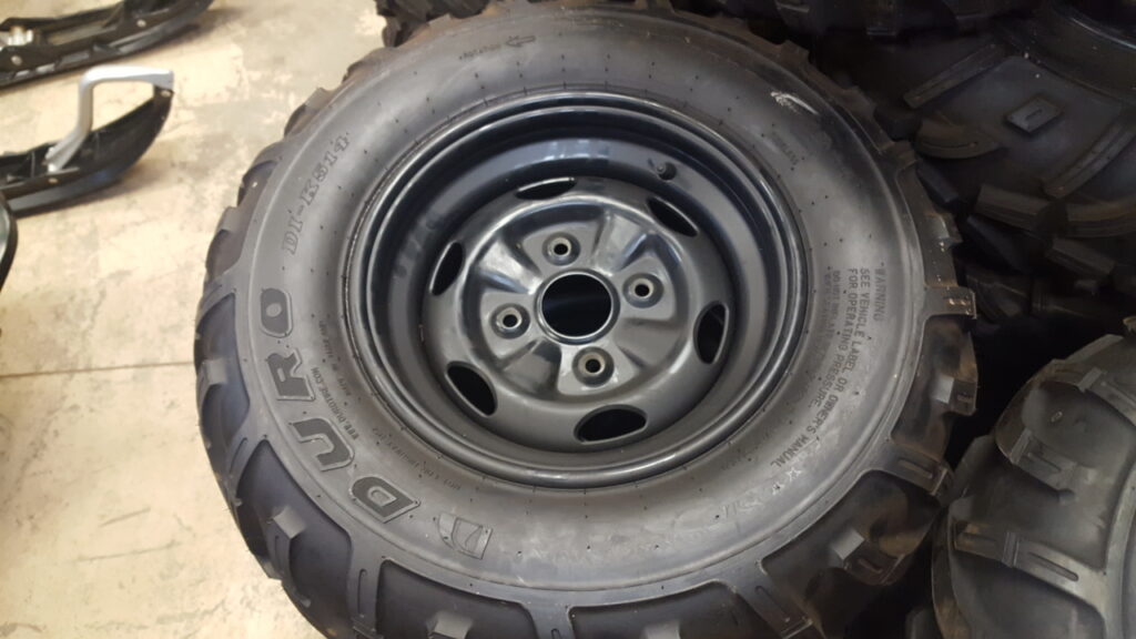 Duro Atv Tires 25X10X12 And25X8X12 Plus 4×110 Rim Cross Roads Cycle Sales