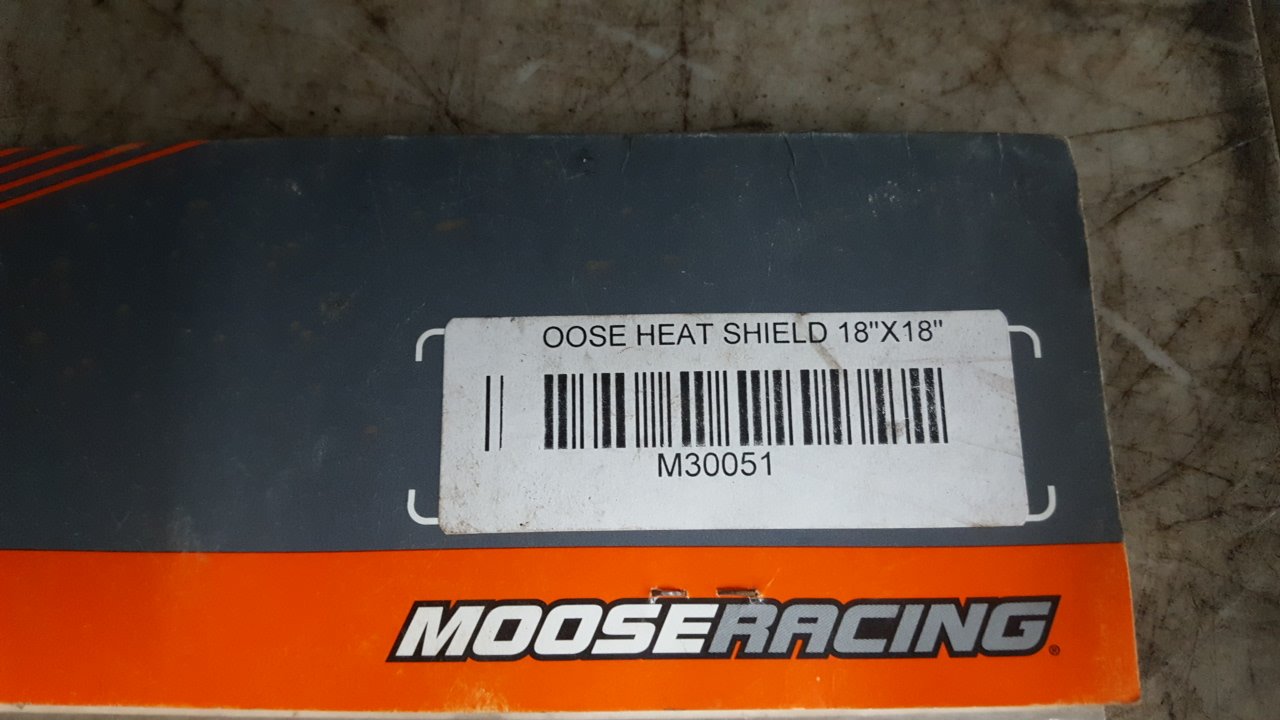 401-1302 Moose Racing Exhaust Heat Shield