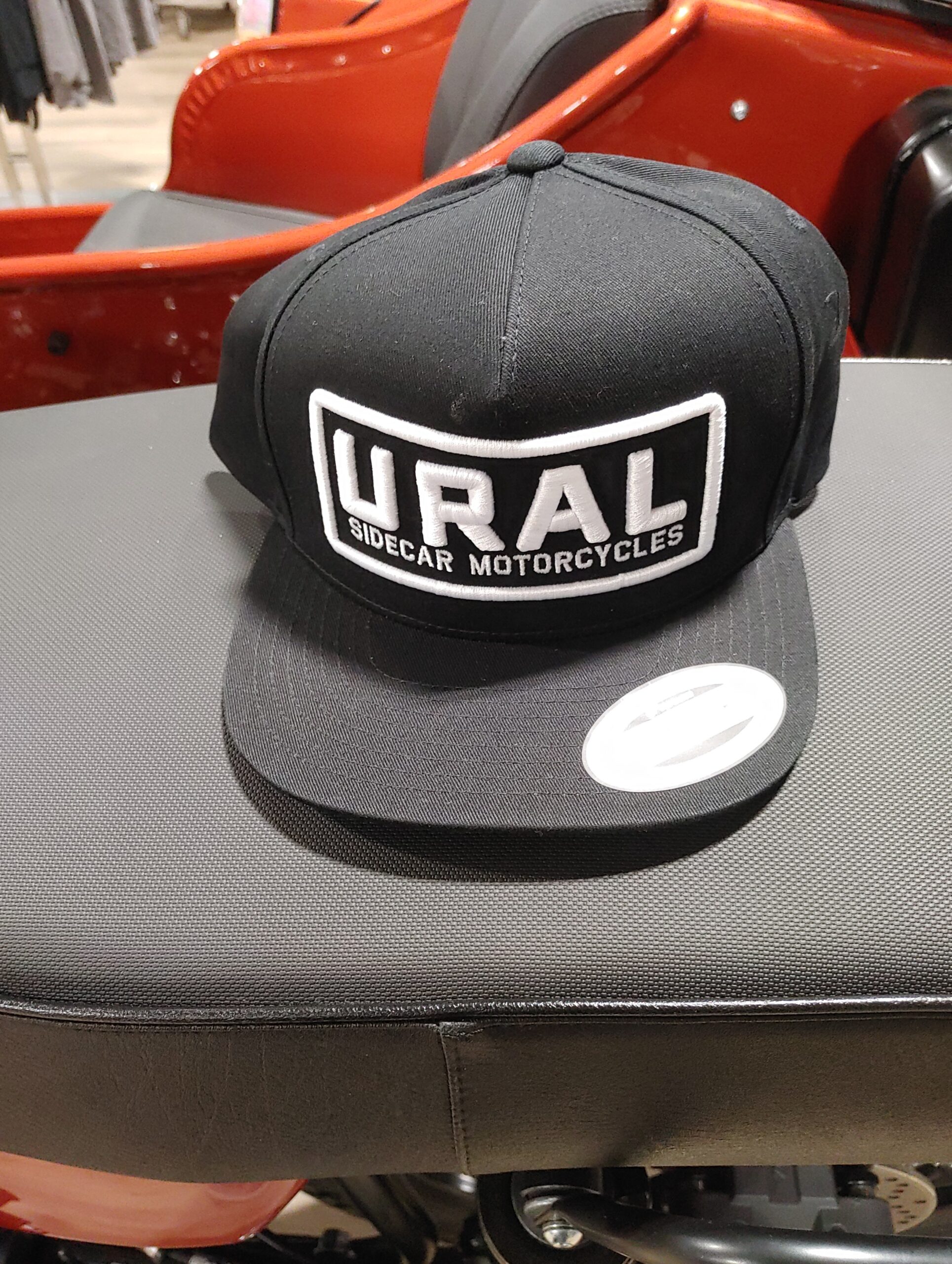 URAL Text Badge Hat Black | Cross Roads Cycle Sales