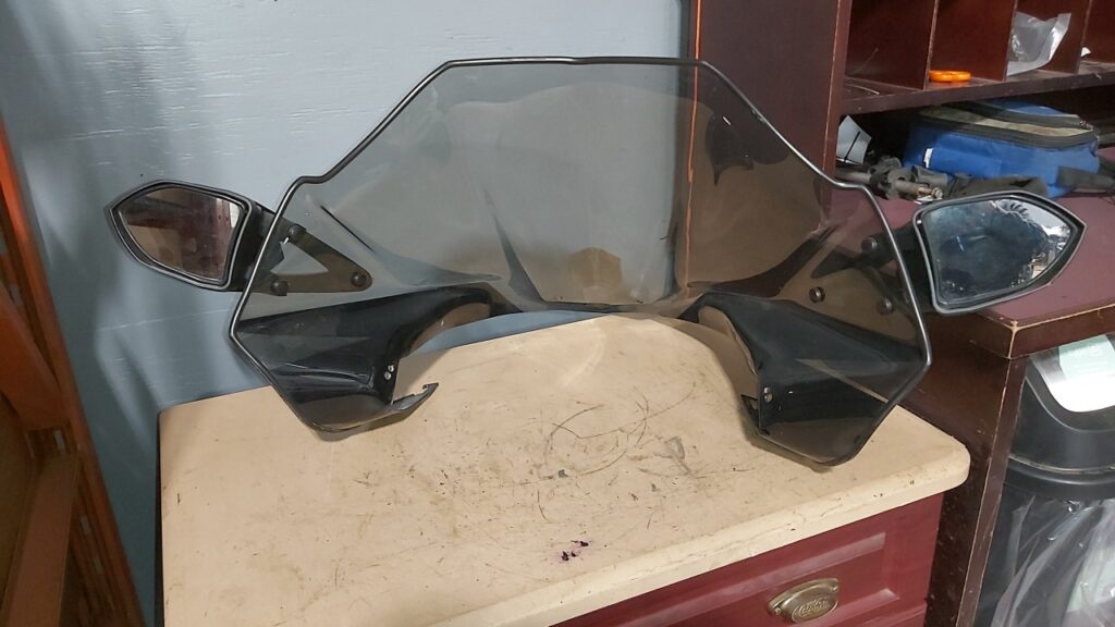 2017 Arctic Cat XF 9000 Windshield With Mirrors Cross Roads Cycle Sales