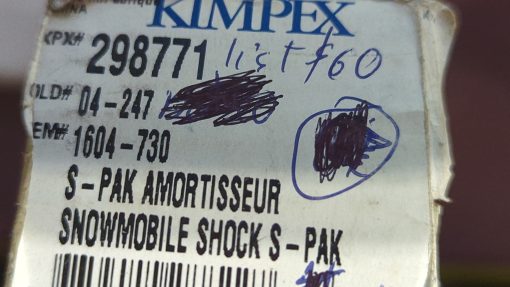 Kimpex Rear Suspension Shock 298771 - Image 2