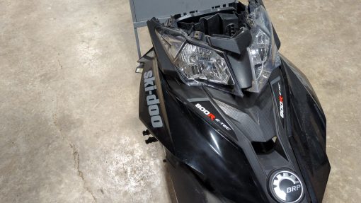 2013 - 2019 Ski Doo MXZ, RENEGADE 800R E-TEC Deep Black, Center Hood - Image 2