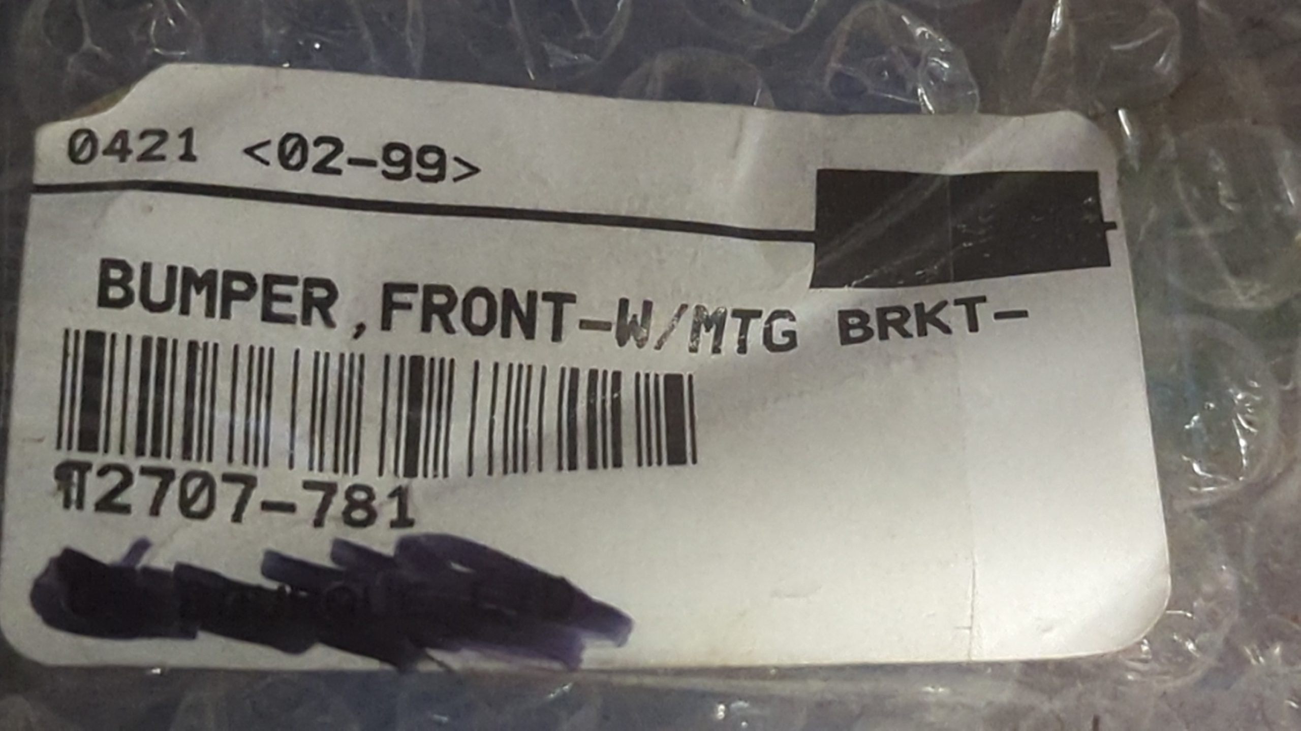 2017 - 2024 Arctic Cat XF 9000, ZR 9000, M 9000,RIOT 9000 Bumper, Front - Assembly - Black - Image 2