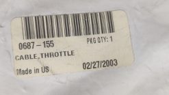 Alternative view of 2003 - 2006 Arctic Cat FIRECAT 700 EFI,SABERCAT 600 EFI Cable, Throttle