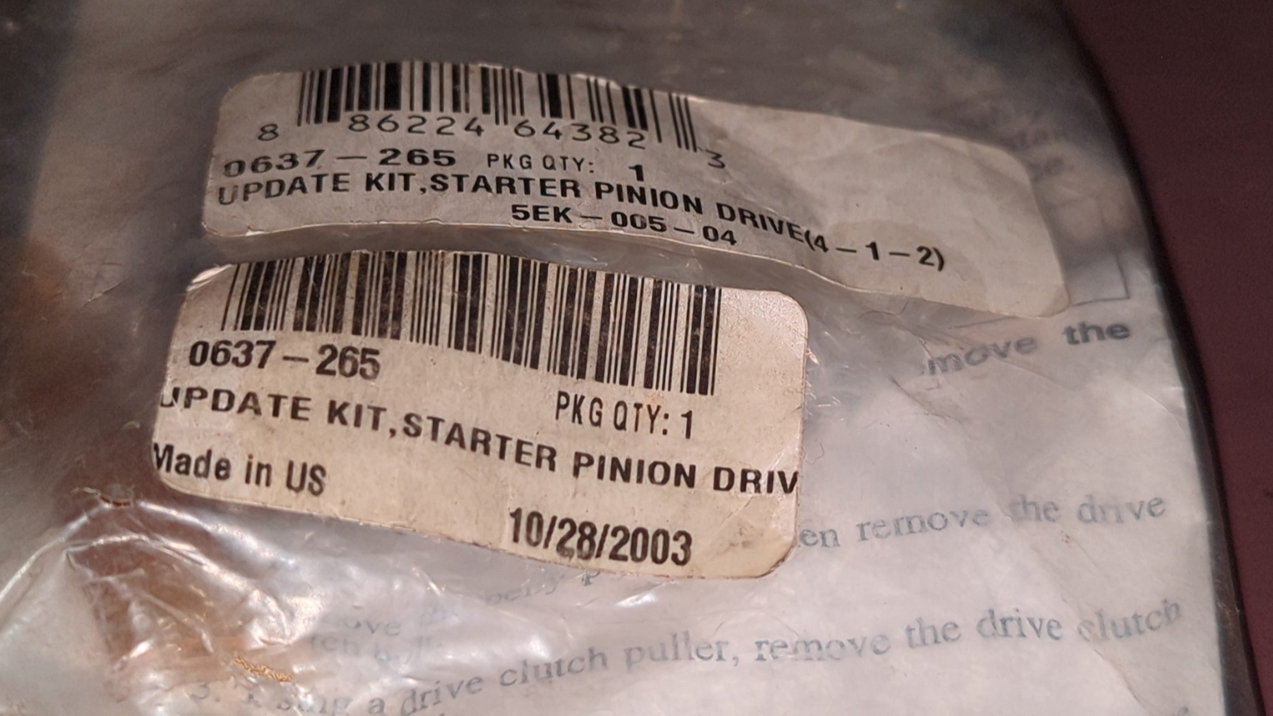 1990 - 2011 Arctic Cat EL TIGRE EXT, JAG, PANTHER, COUGAR, PUMA,Z,ZL,ZRT Drive, Pinion Kit - Image 2