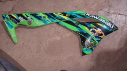 Alternative view of 2018 Kawasaki KX250F SHROUD-ENGINE,RH,L.GR