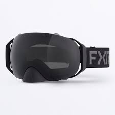 FXR X SPHERICAL GOGGLE 22 BLACK HI/VIS