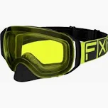 FXR RIDE X SPHERICAL GOGGLES BLK/HI VIS
