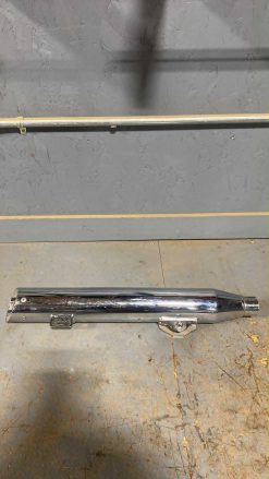 2008-2017 Harley-Davidson Dyna OEM Single Chrome Muffler Slip-On