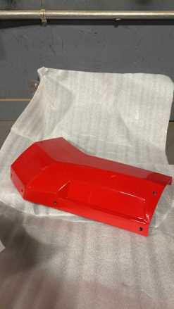 CF MOTO FRONT DECO PLATE, RH (RED)