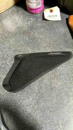 Alternative view of 2012-2018 ARCTIC CAT Upper Side Panel Screen (Painted Black, Left-Hand Side)