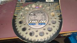 Renthal 520 Ultralight Rear Sprocket Hard Anodised - 47T - 215U-520-47P-HA