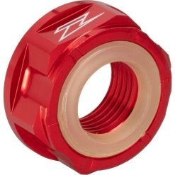 Zeta Aluminium Axle Nut M16 x 1.5 x 27 mm - Red - ZE93-8022