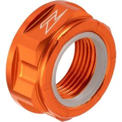 Zeta Aluminium Axle Nut M20 x 1.5 x 30 mm - Orange - ZE93-8043