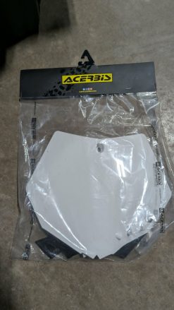 Acerbis Front Number Plate White - 2082020002