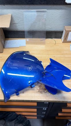 Polaris windshield blue